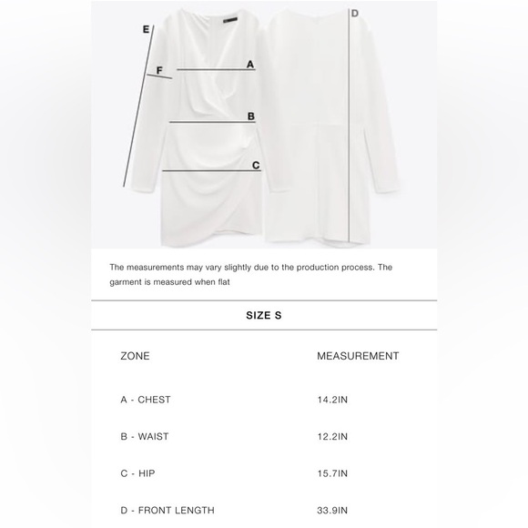 Zara Blue and Gray Tie-Dye Mini Dress - Picture 4 of 10